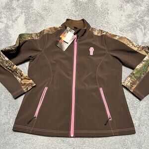 Gamehide Coat Womens XL Brown Pink Realtree Xtra Camo Weekender Jacket